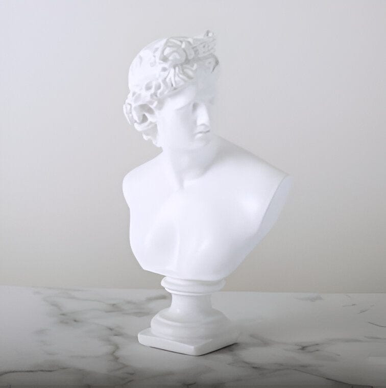 Classic Greek Bust Statuette