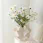 Plain White Ceramic Vase Ornament