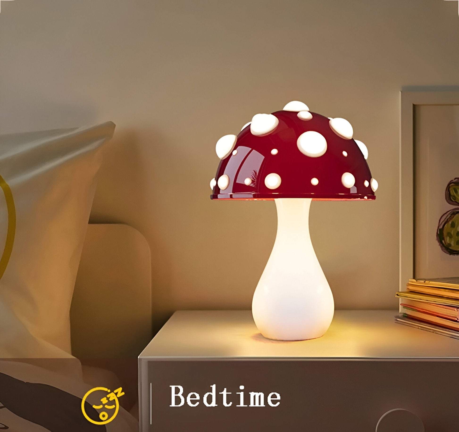 LED Tricolored Bulb Mushroom Lamp