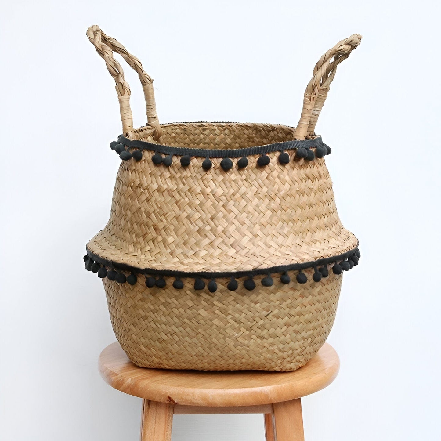  Boho Seagrass Wicker Basket