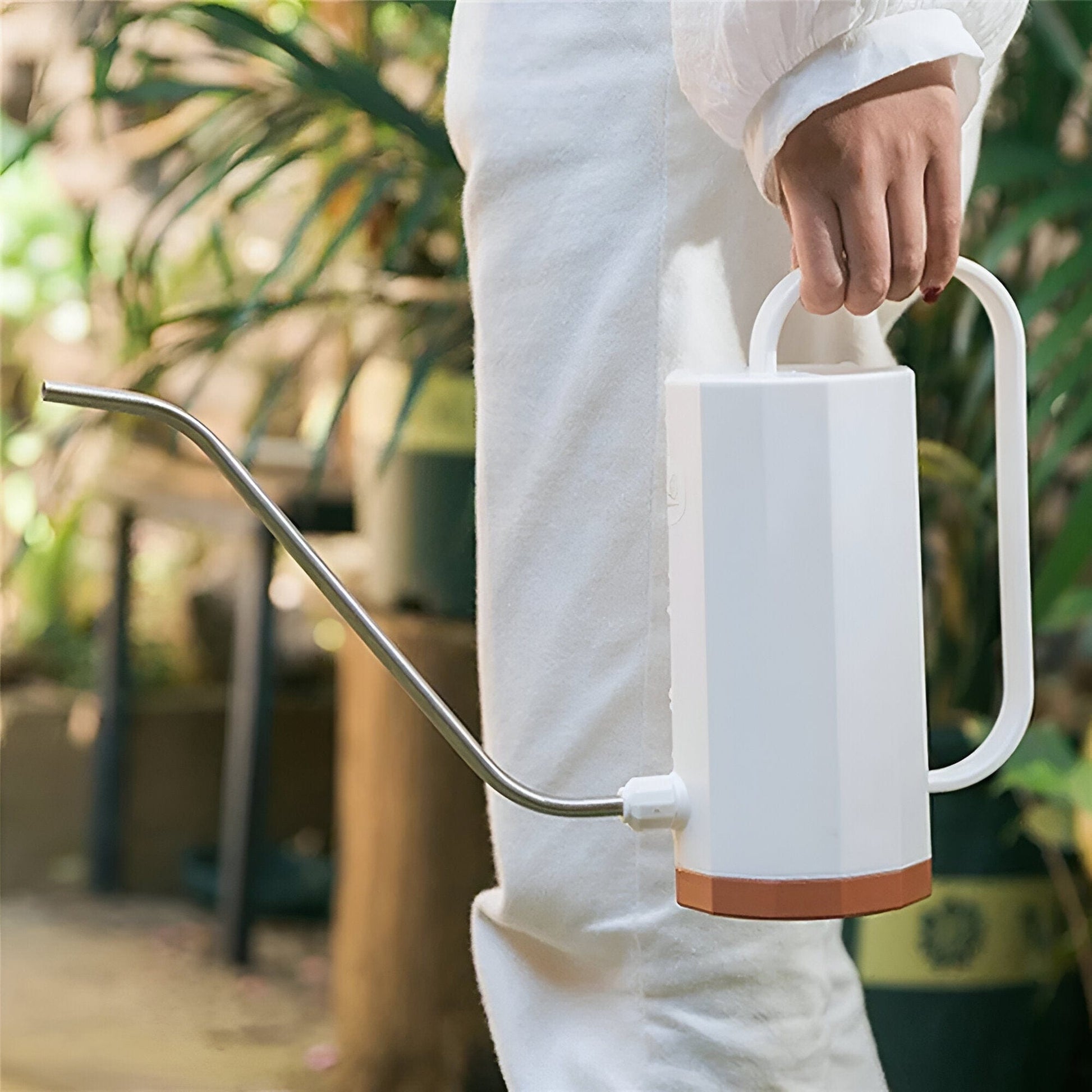 Tall Geometric Gooseneck Watering Can