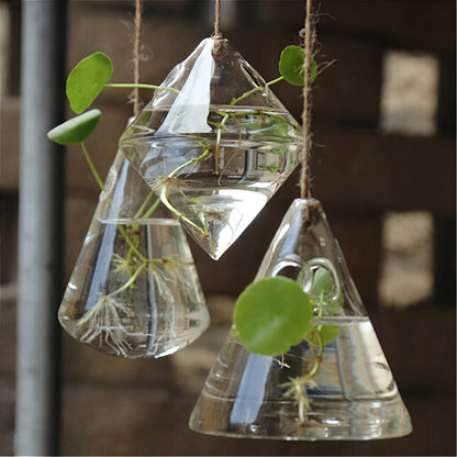 Glass Hanging Terrarium Vases