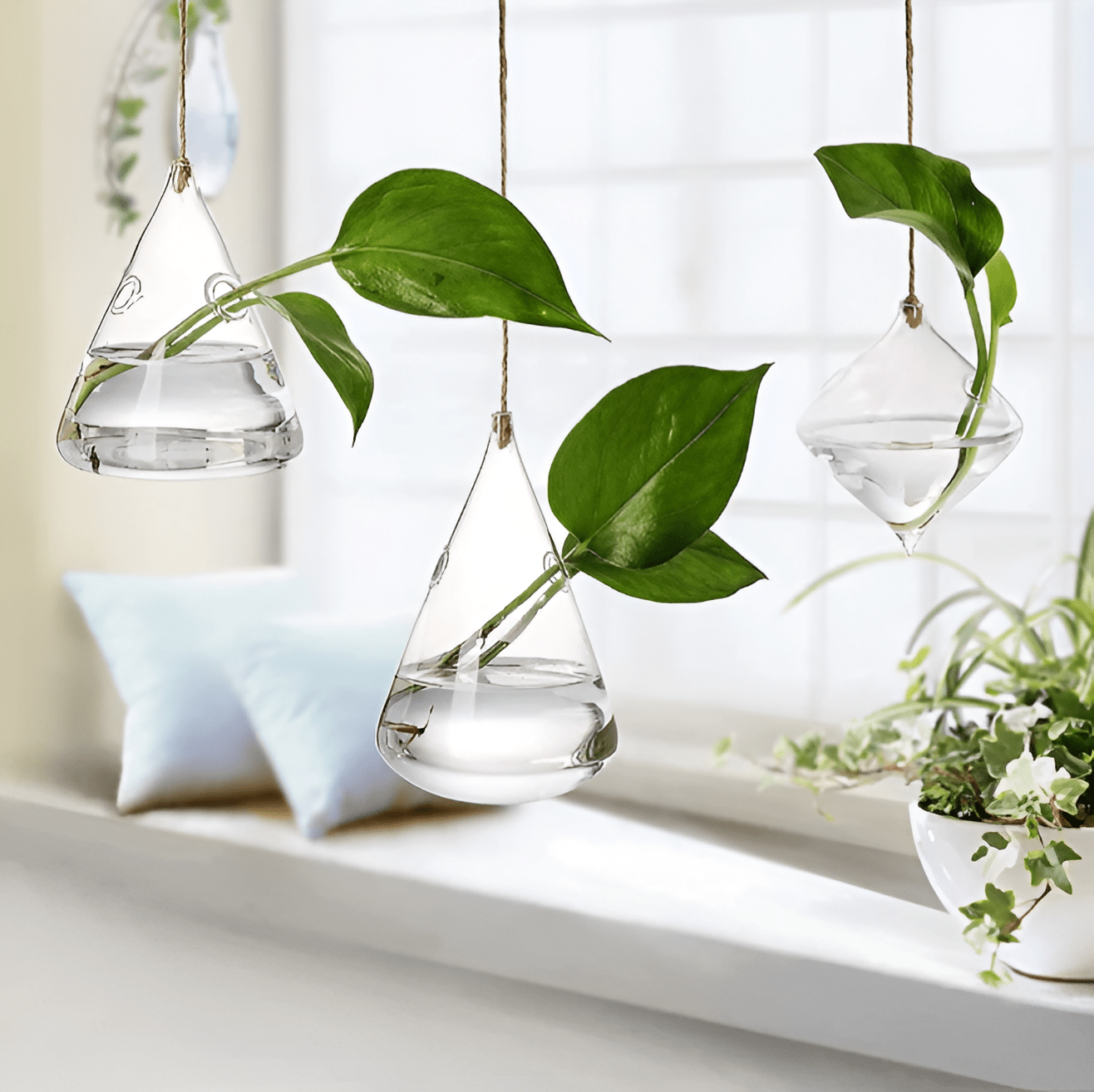 Glass Hanging Terrarium Vases