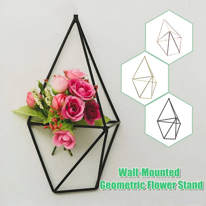 Geometric Wall-Mounted Air Plant Hangers