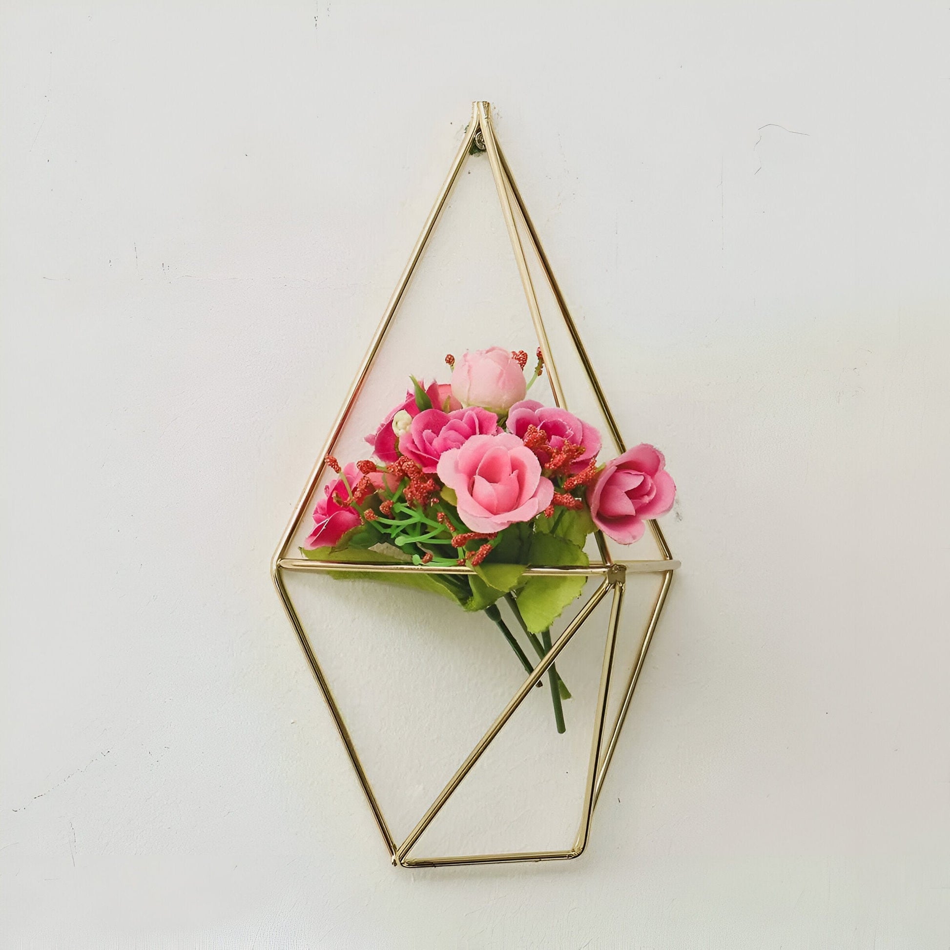 Geometric Wall-Mounted Air Plant Hangers