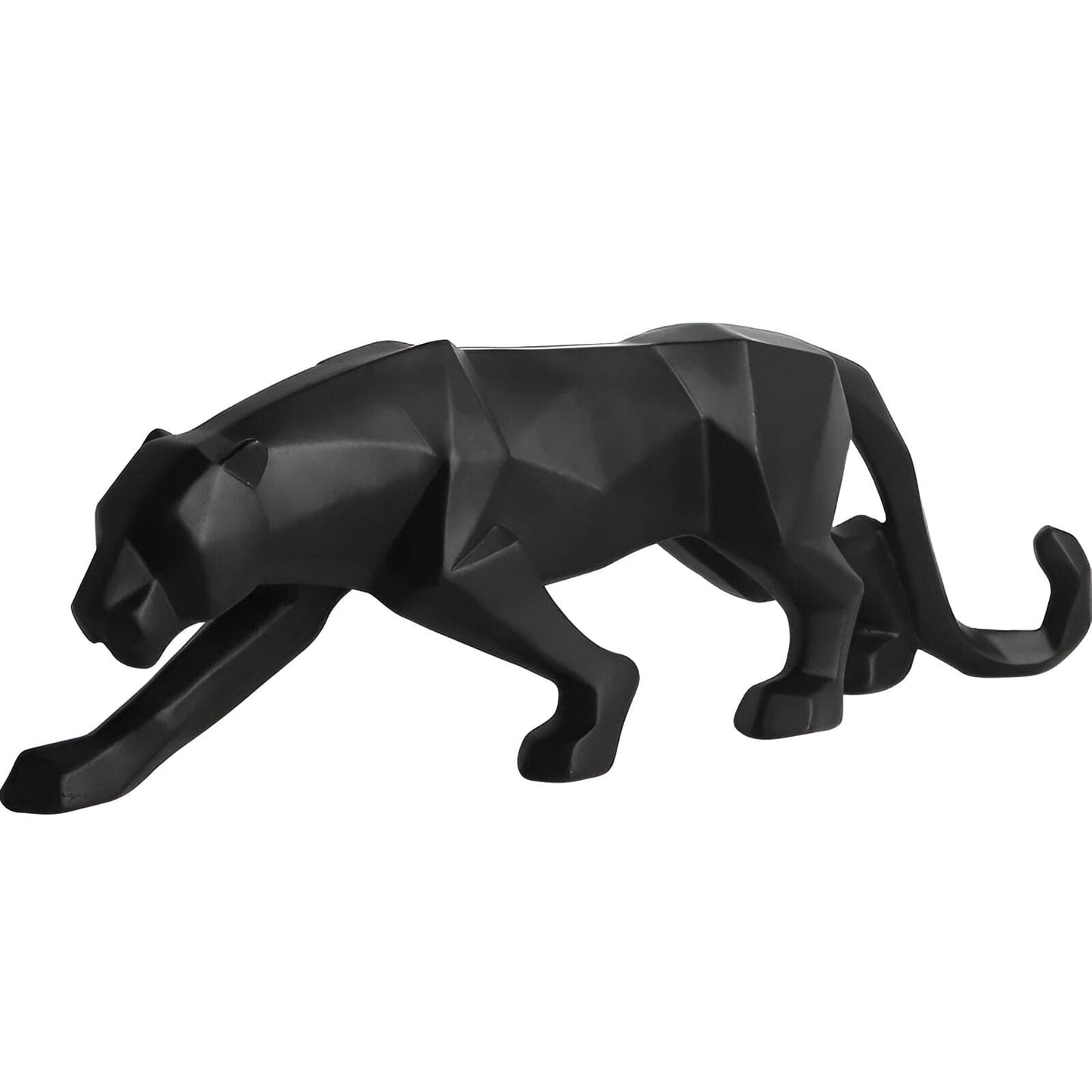 Geometric Panther Figurine