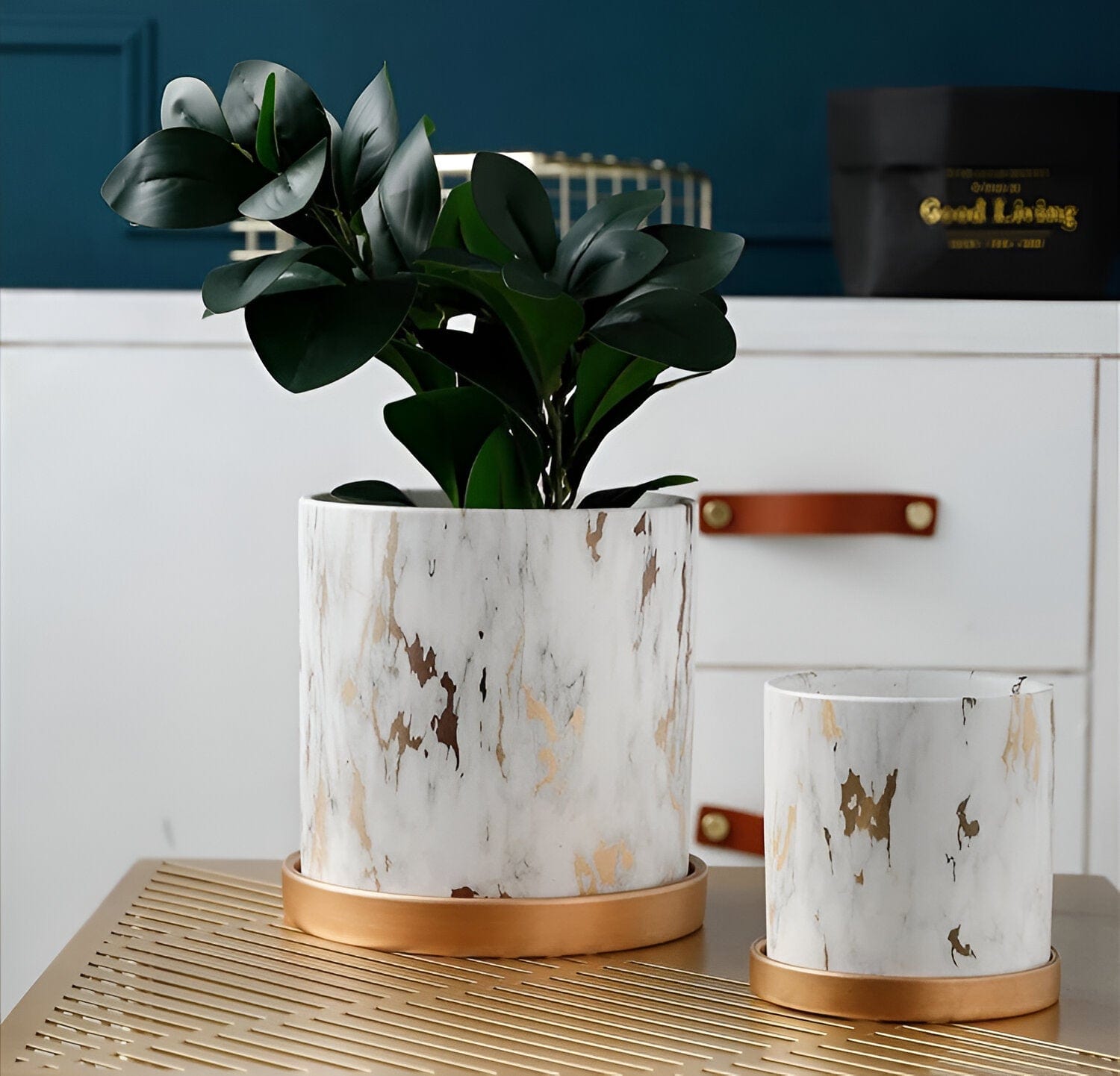   Golden Maze Flowers Pot Collection