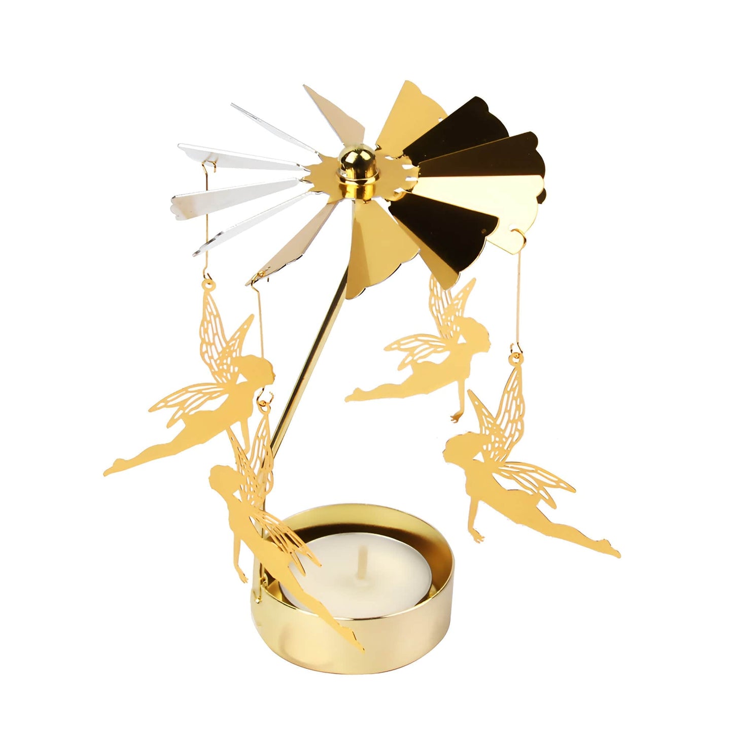 Golden Candle Holder