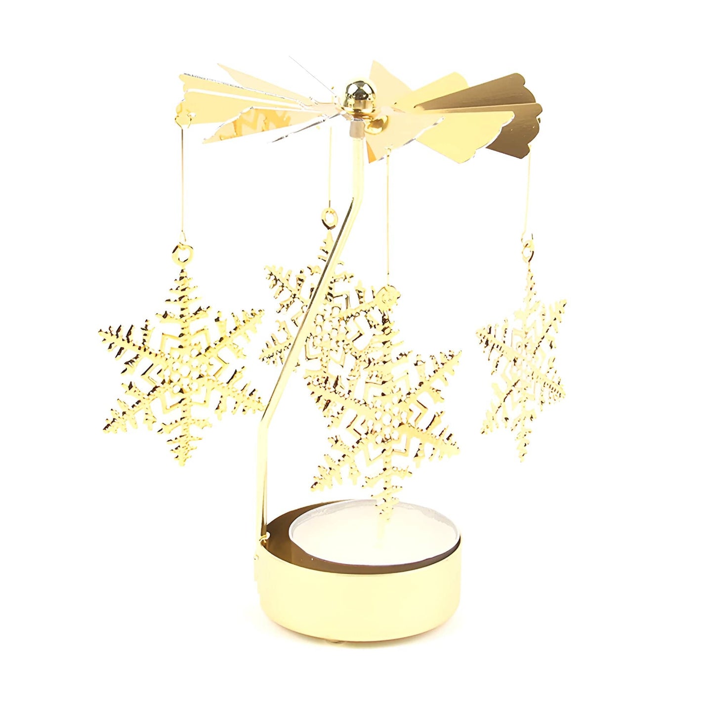 Golden Candle Holder