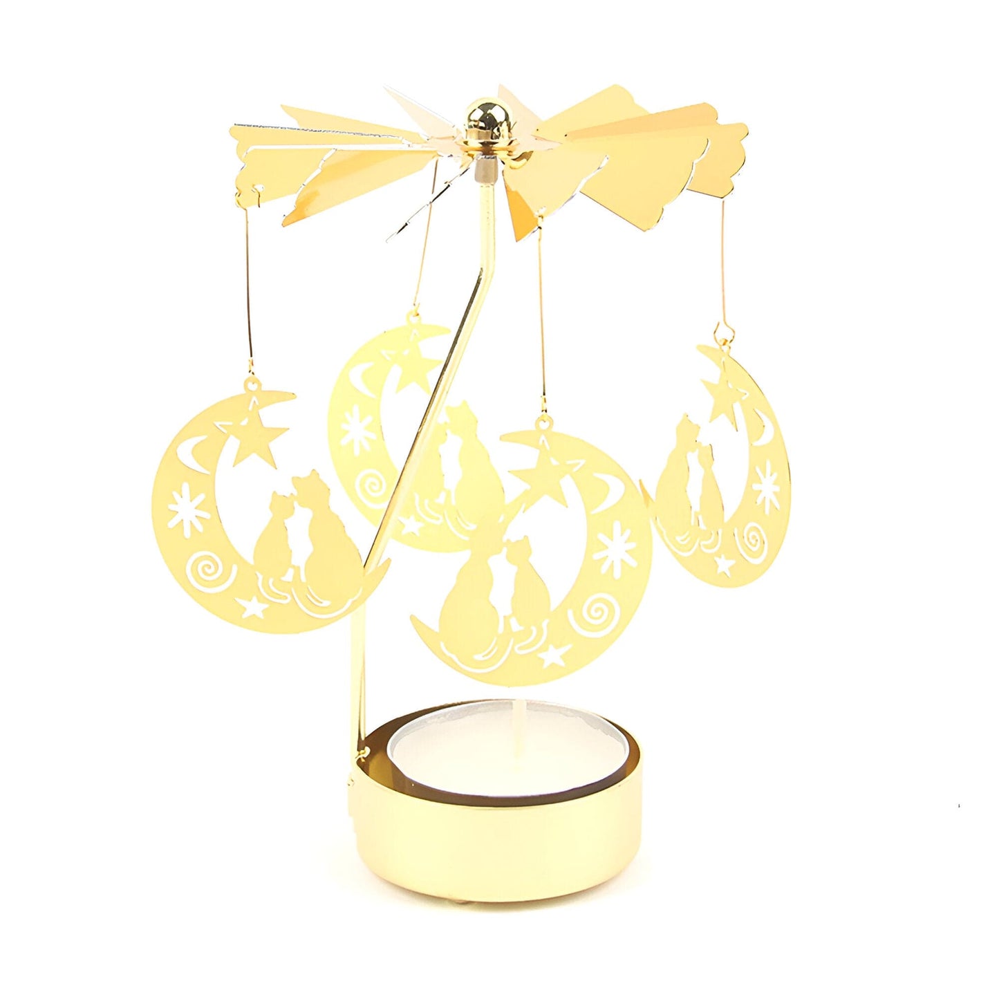 Golden Candle Holder