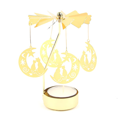 Golden Candle Holder