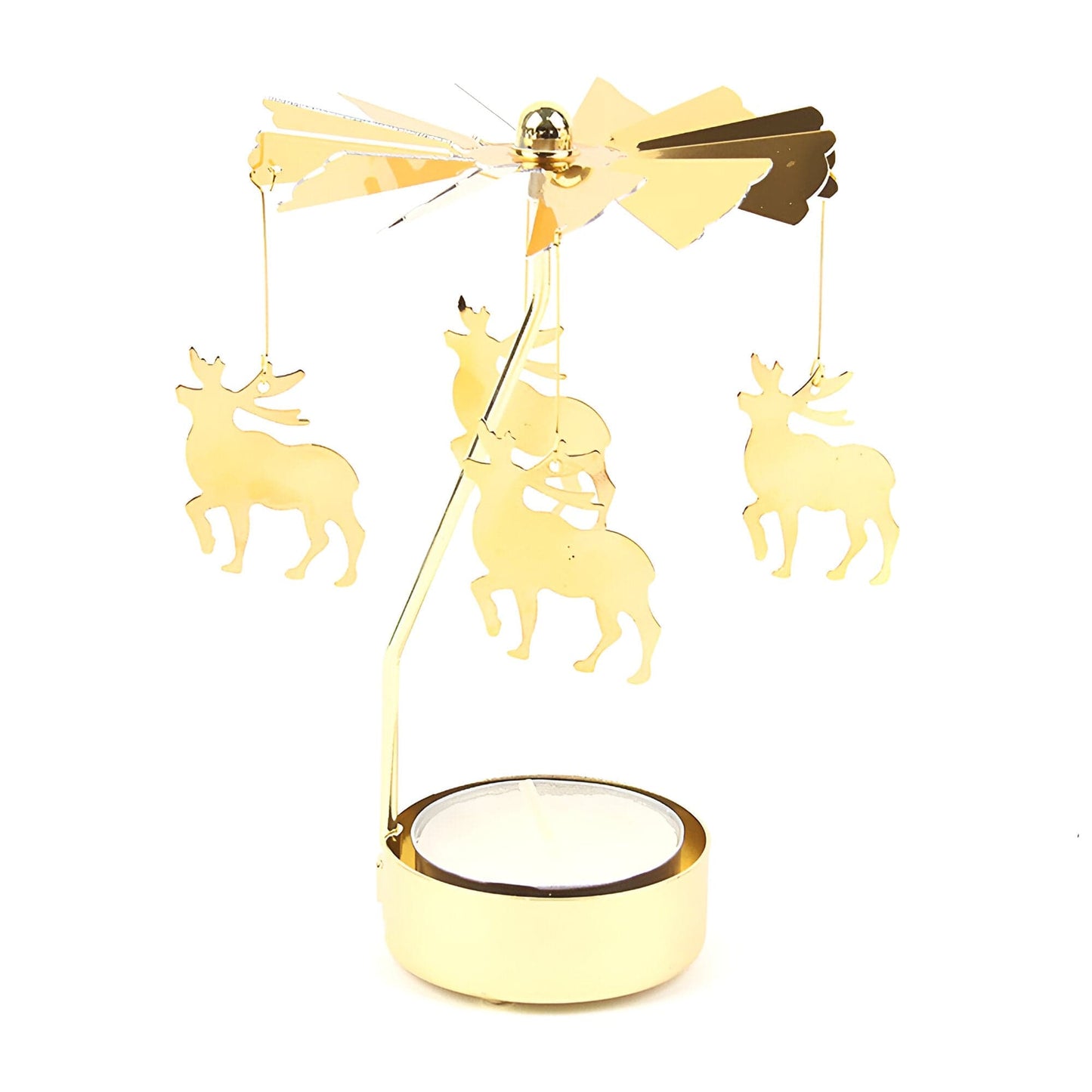 Golden Candle Holder