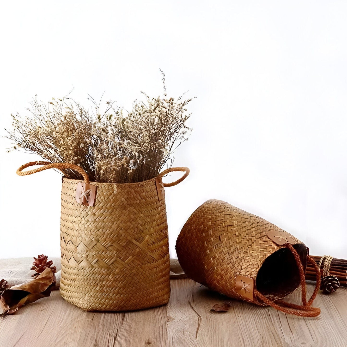 Storage Baskets with Handles