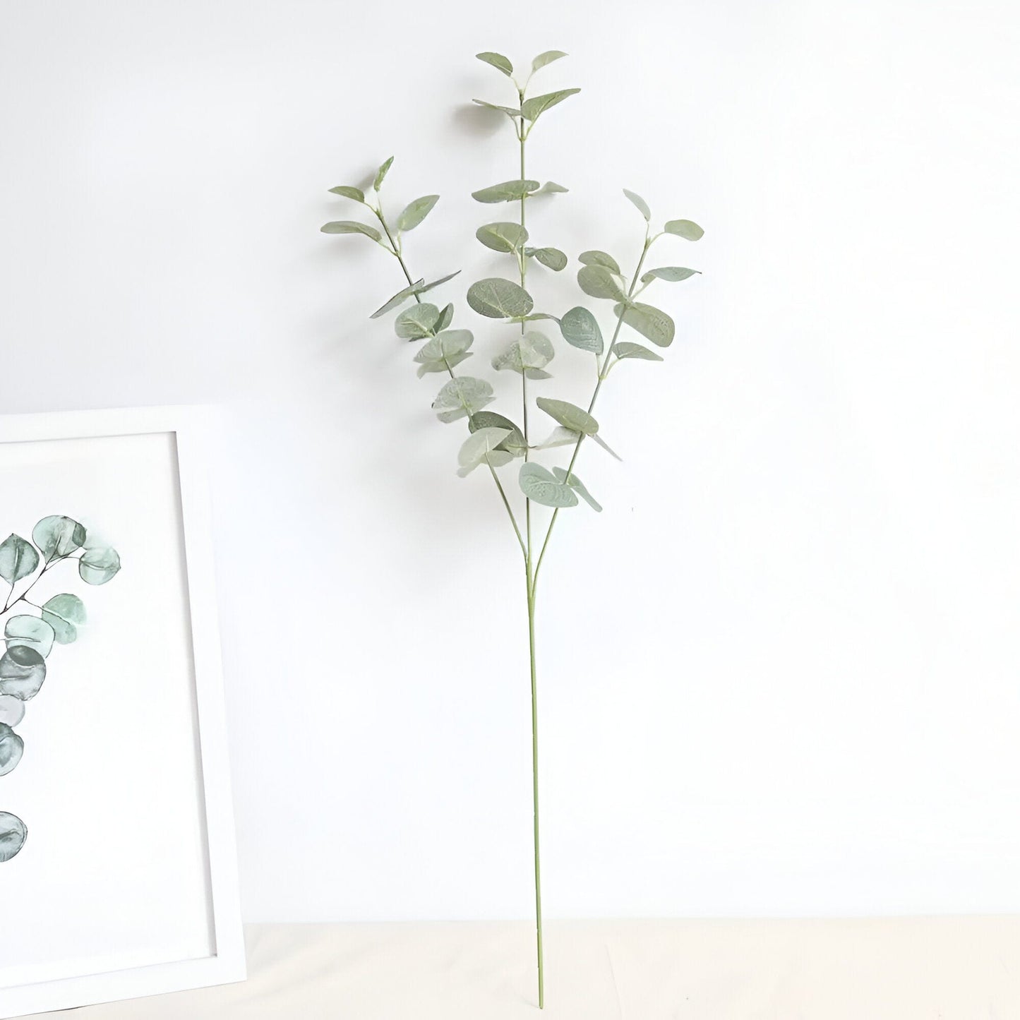  Silk Faux Eucalyptus Branch