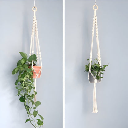 Handmade Boho Macrame Plant Hanger Set