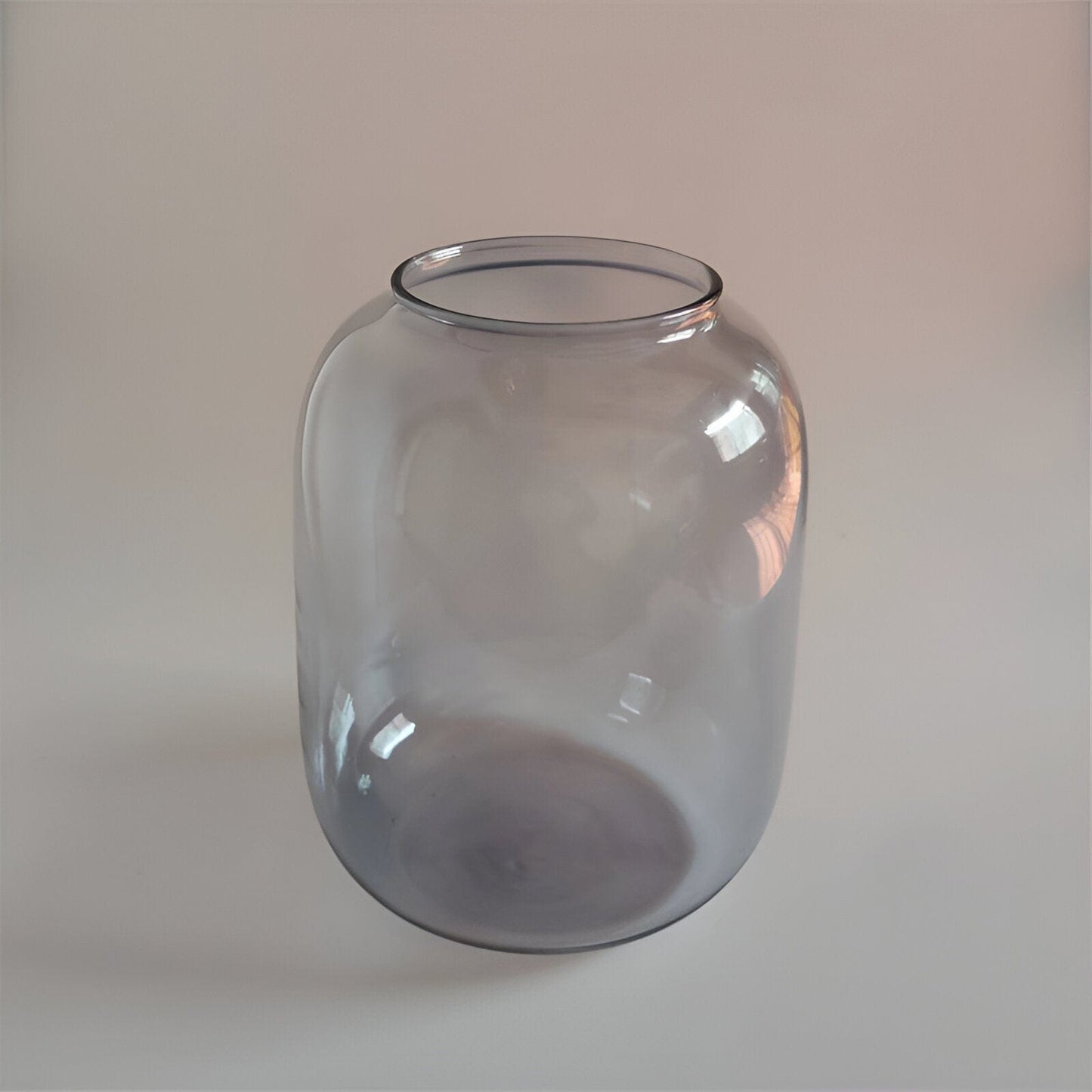 Grey Glass Bottles vase