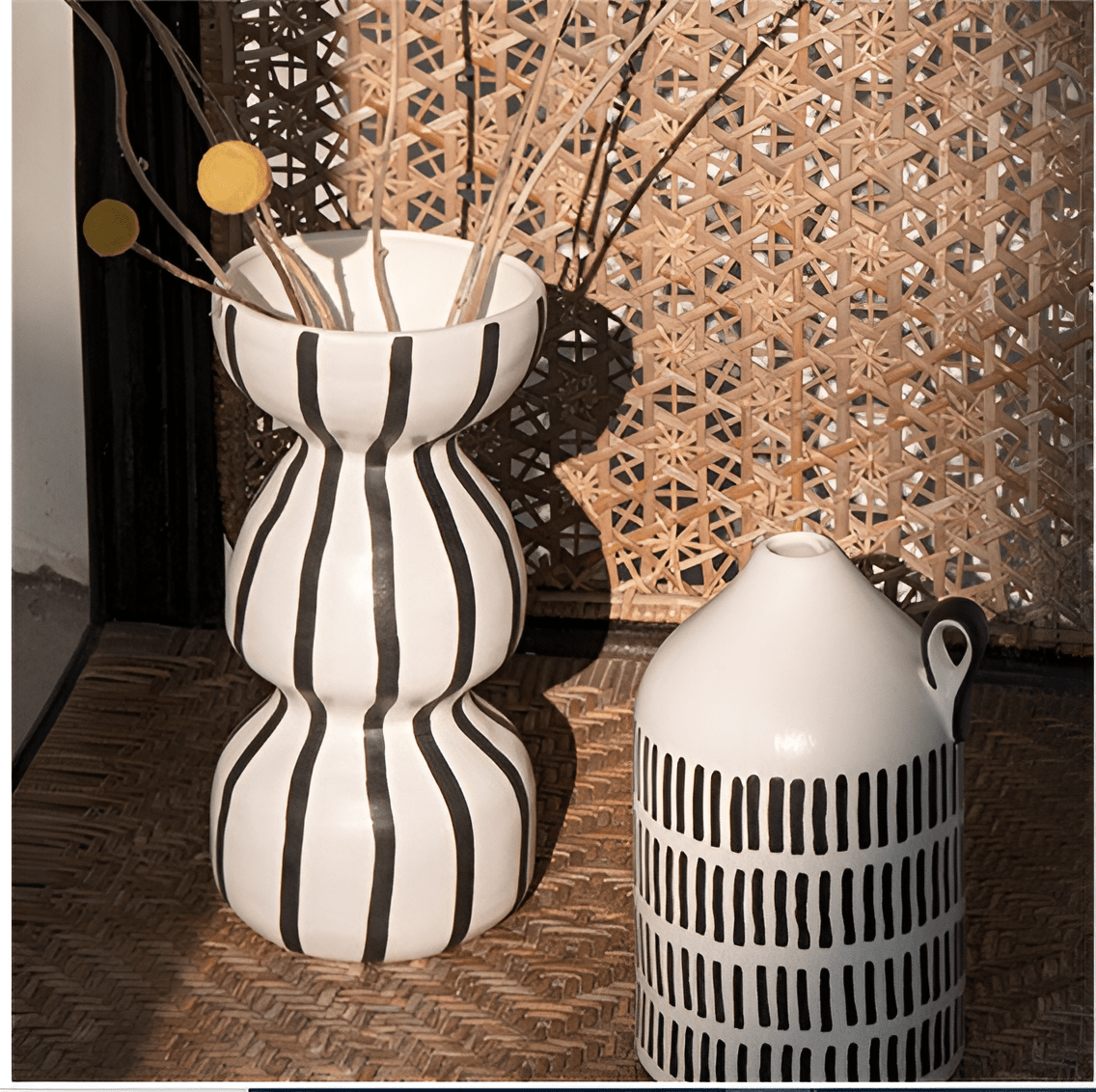 Tribal Spots Ceramic Accents & Vases