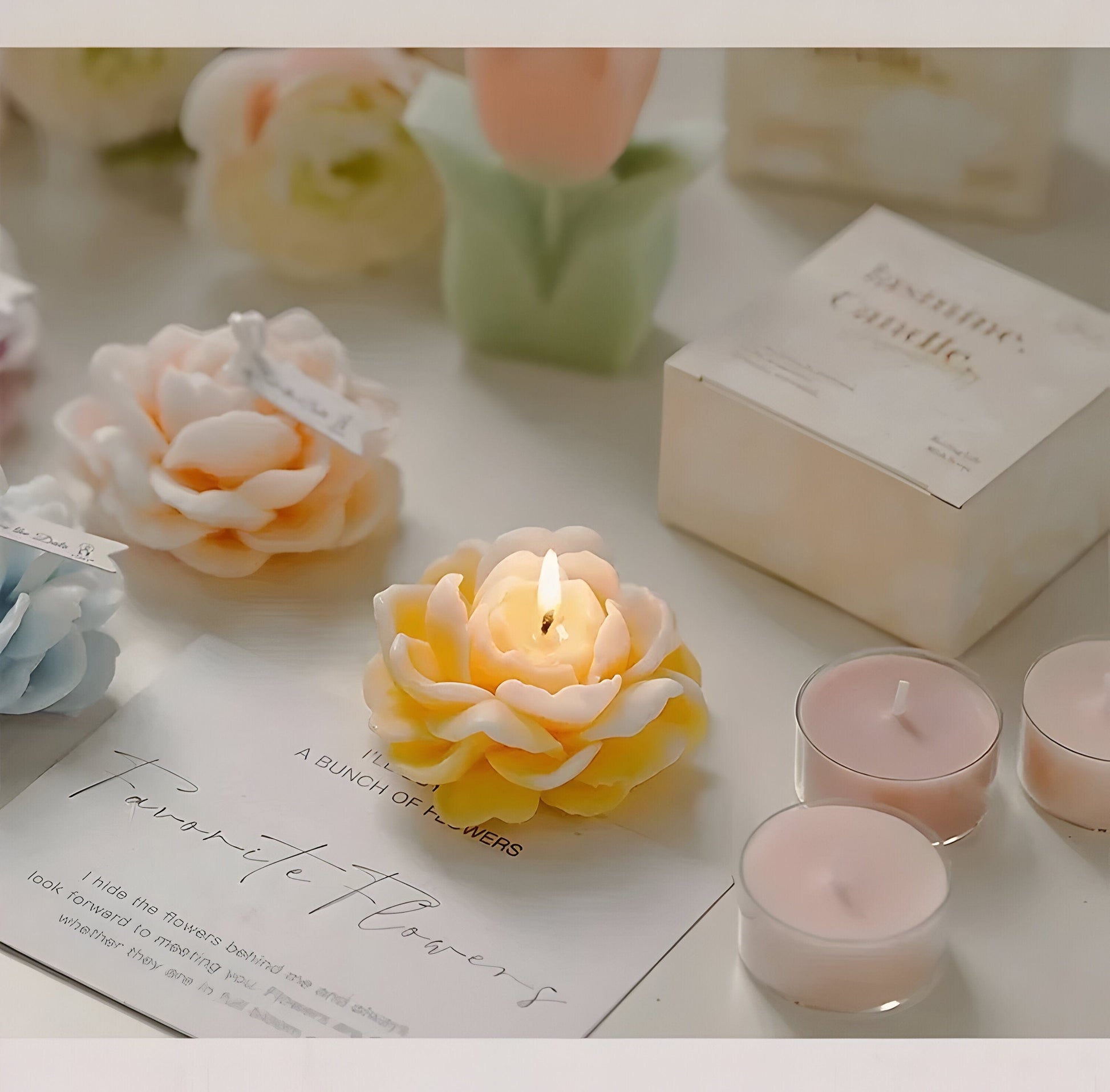 Wedding Soy Candle Decor