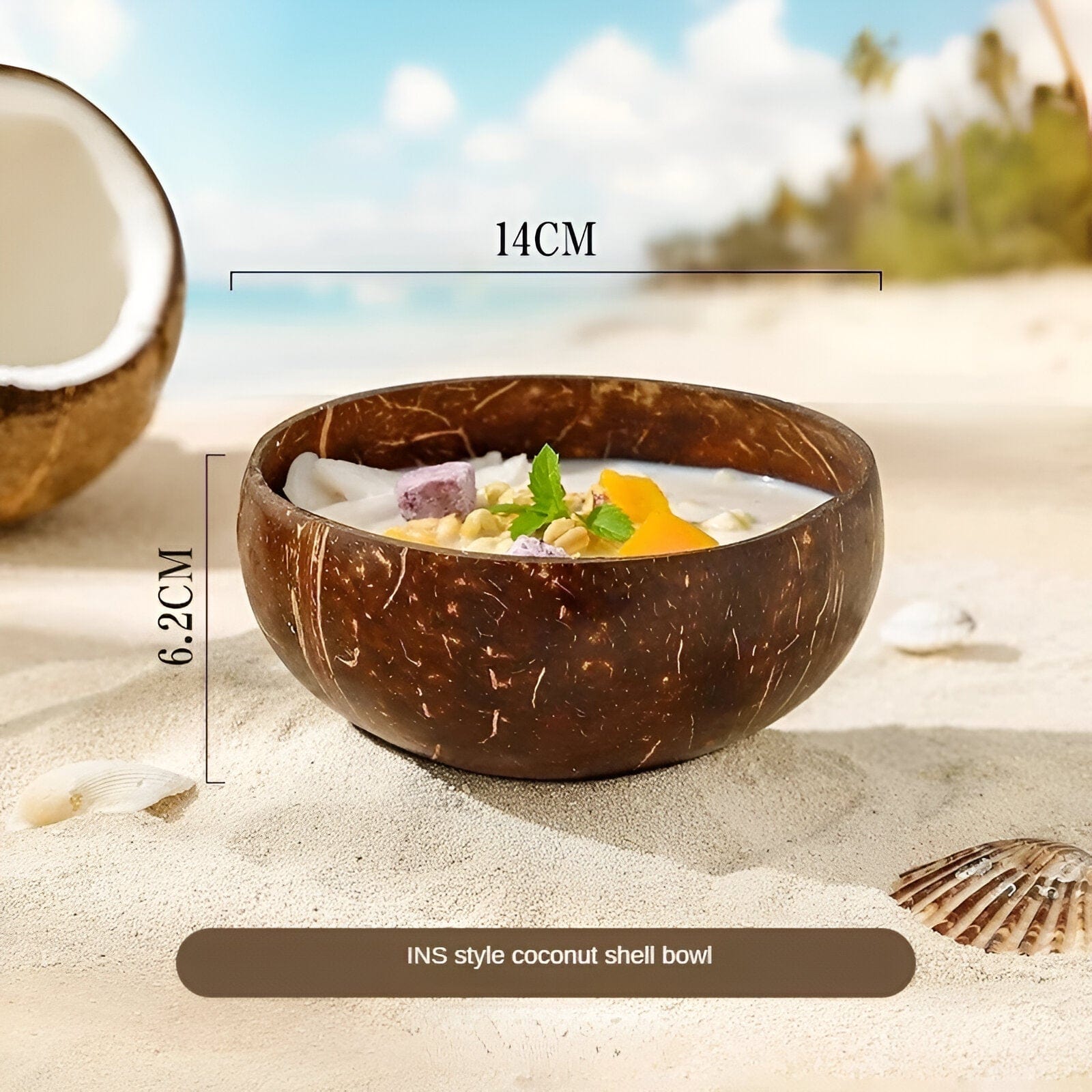 Coconut Bowl Spoon Set