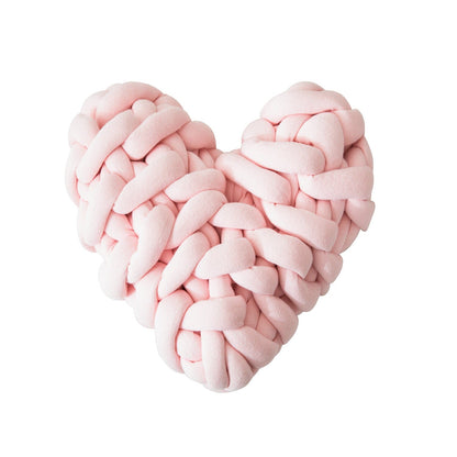  Valentine Heart Chunky Knot Throw Pillow Cushion