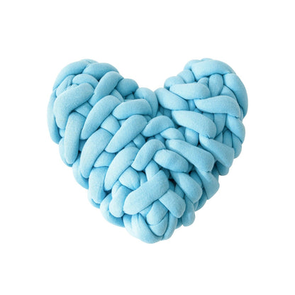  Valentine Heart Chunky Knot Throw Pillow Cushion