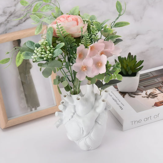 Anatomical Heart Ceramic Vase