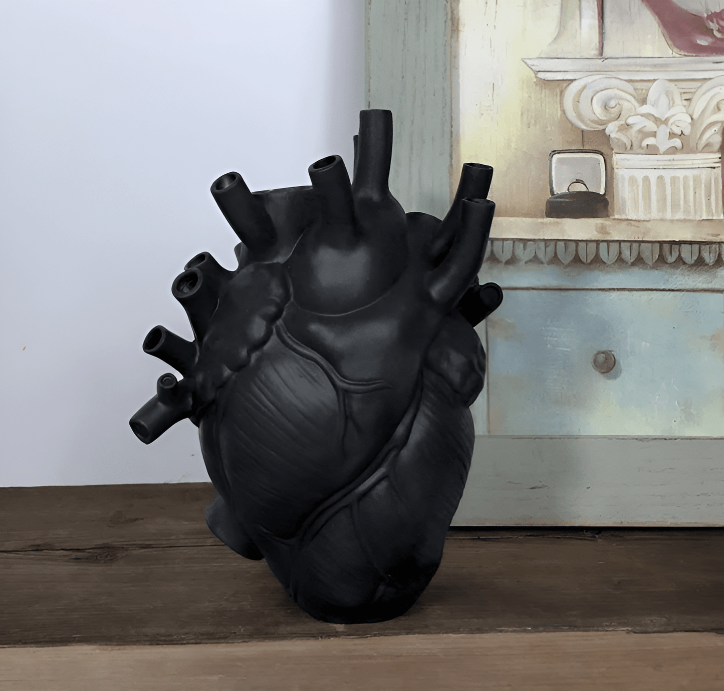 Anatomical Heart Ceramic Vase