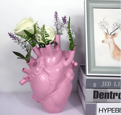 Anatomical Heart Ceramic Vase