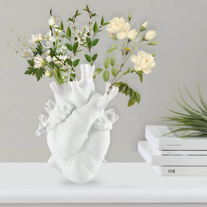 Anatomical Heart Ceramic Vase