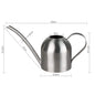 Gooseneck Dome Stainless Steel Watering Can