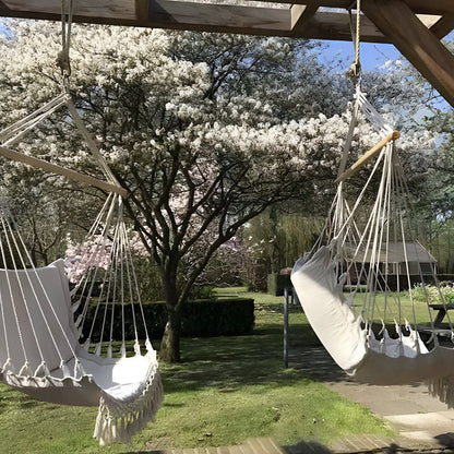 Handmade Macrame Hanging Hammock Swing Chair