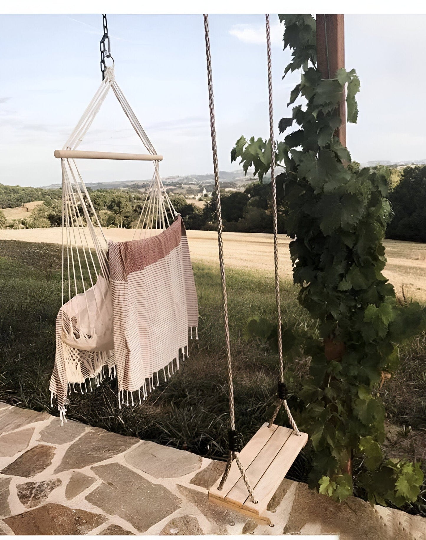 Handmade Macrame Hanging Hammock Swing Chair