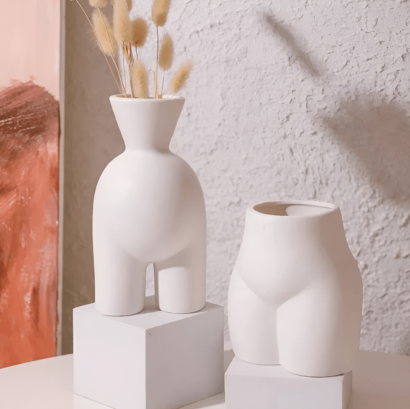 Minimal Ceramic Human Form Vases