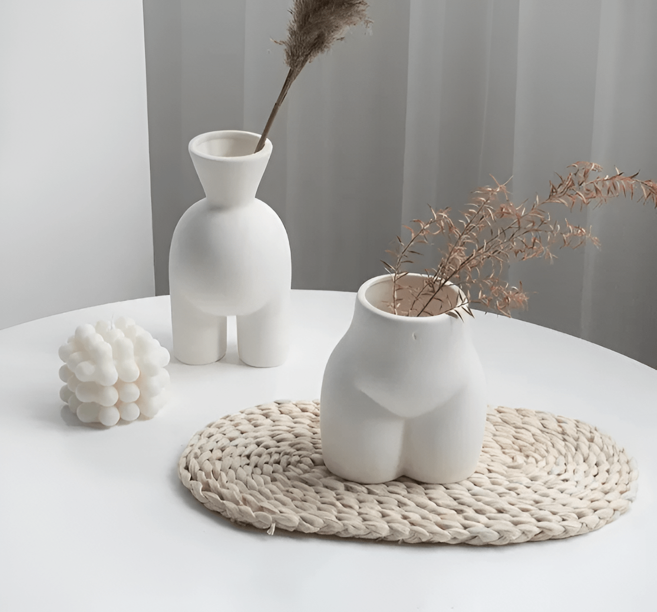 Minimal Ceramic Human Form Vases