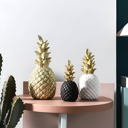 Glossy Pineapple Accent Ornament