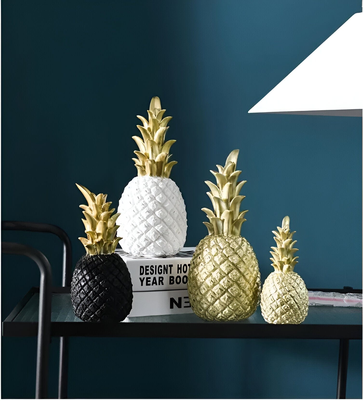 Glossy Pineapple Accent Ornament