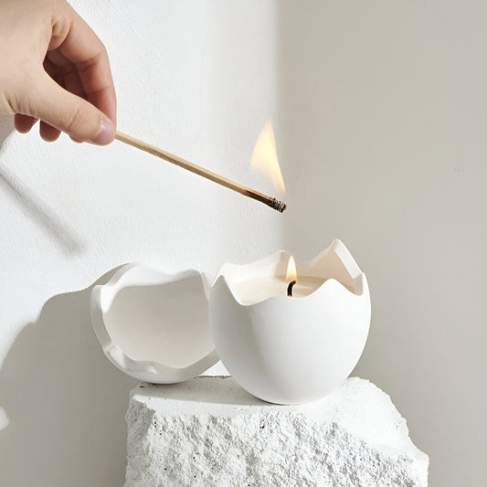 Unique Egg-Shaped Aroma Candle