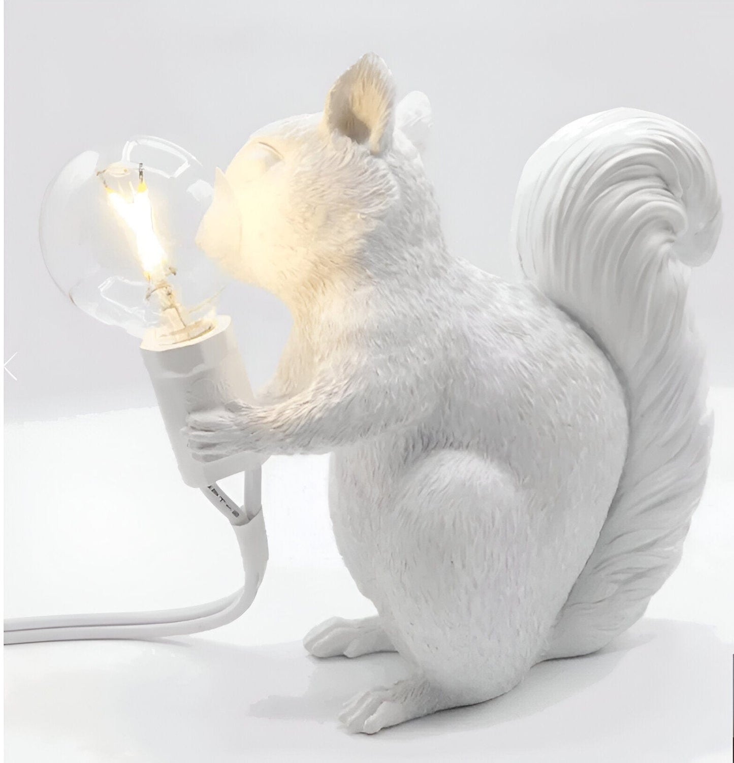 Resin LED Squirrel Table Lights