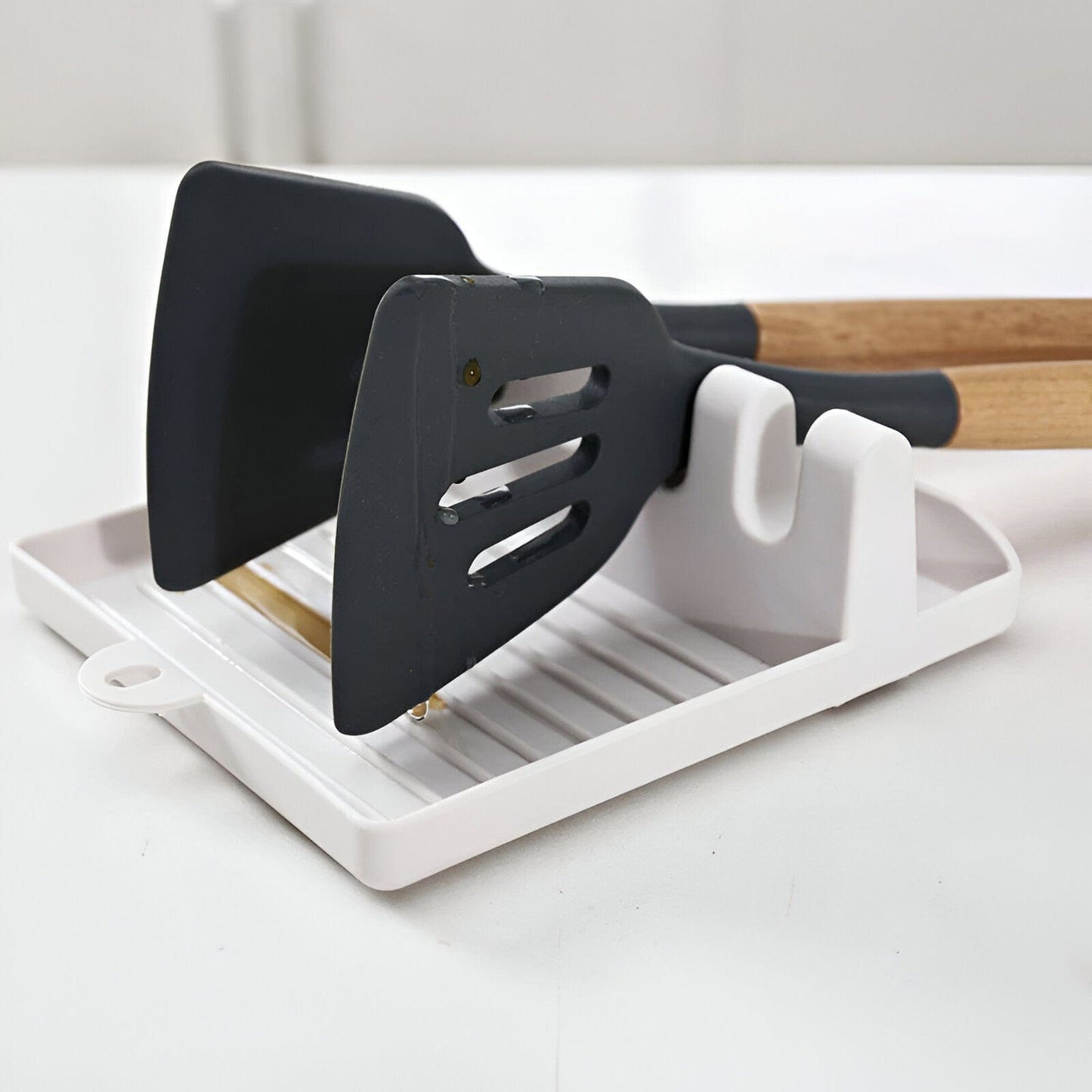 Non-Slip Heat-Resistant Kitchen Utensil Organizer Rack