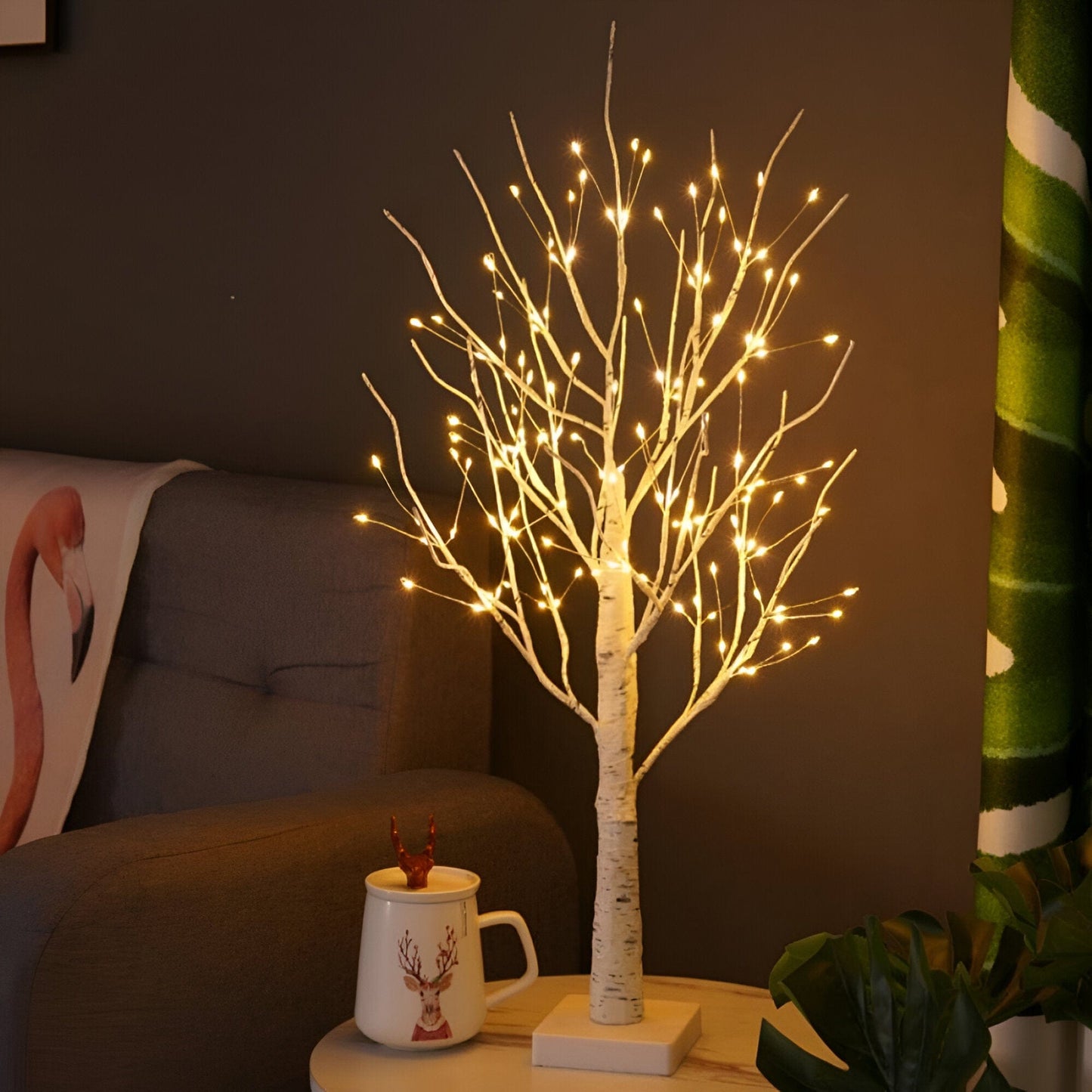 LED Birch Tree Lights lamp