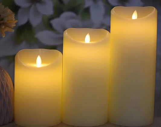 Flickering Pillar LED Candle