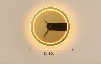 Contemporary Wall Clock Lights