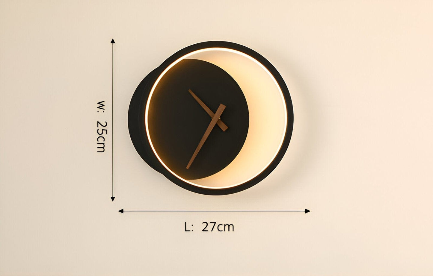 Contemporary Wall Clock Lights