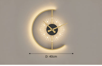 Contemporary Wall Clock Lights