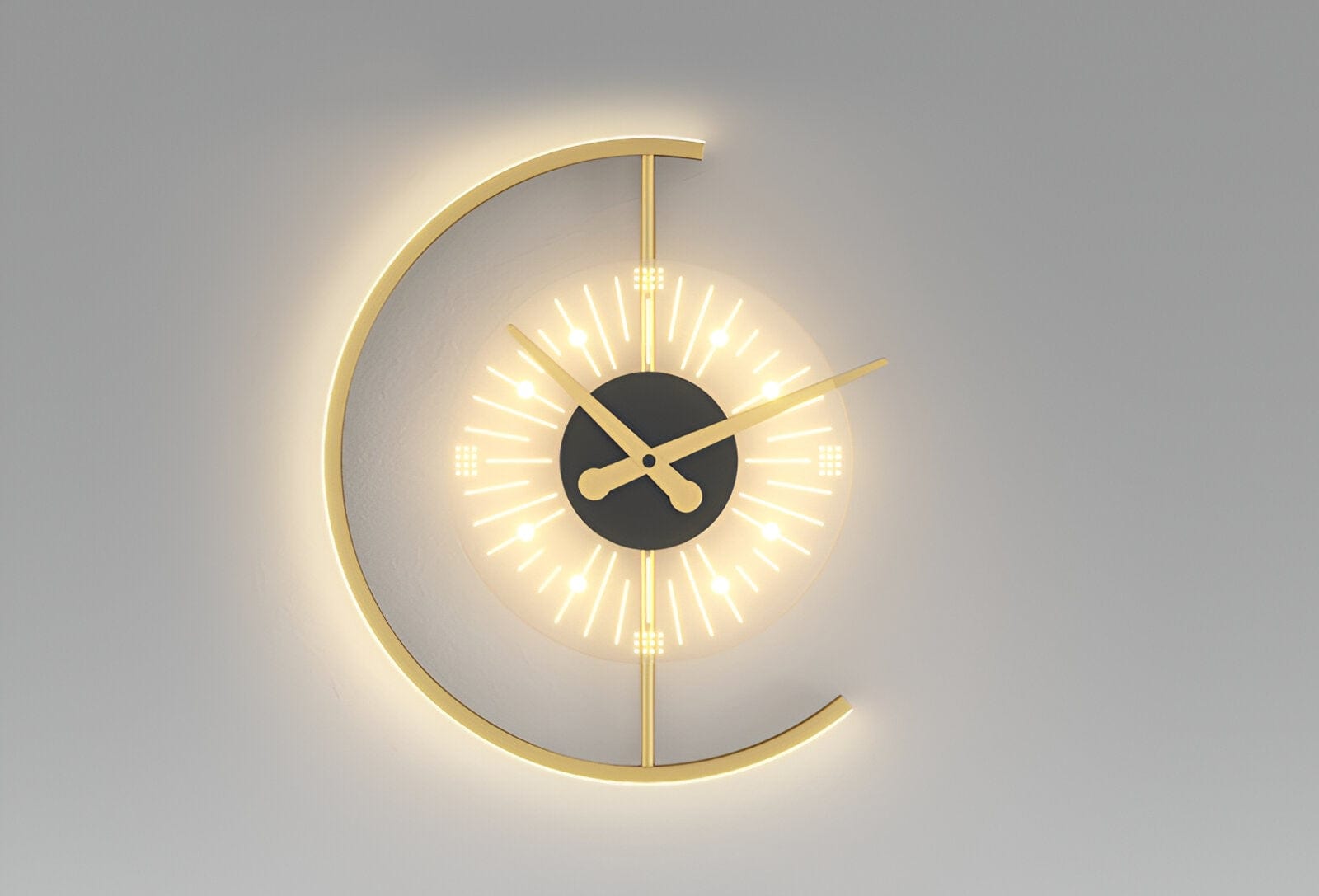 Contemporary Wall Clock Lights