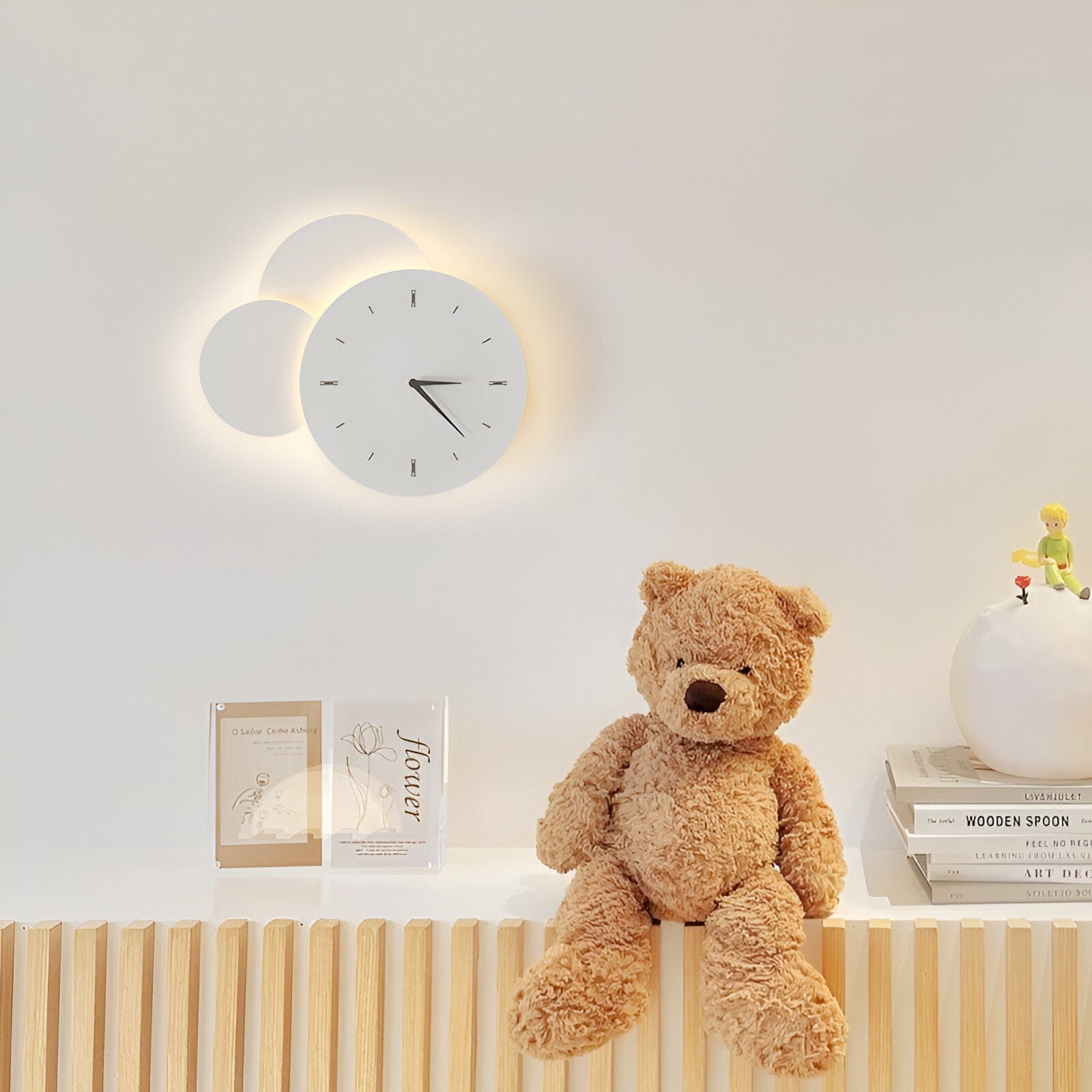 Contemporary Wall Clock Lights