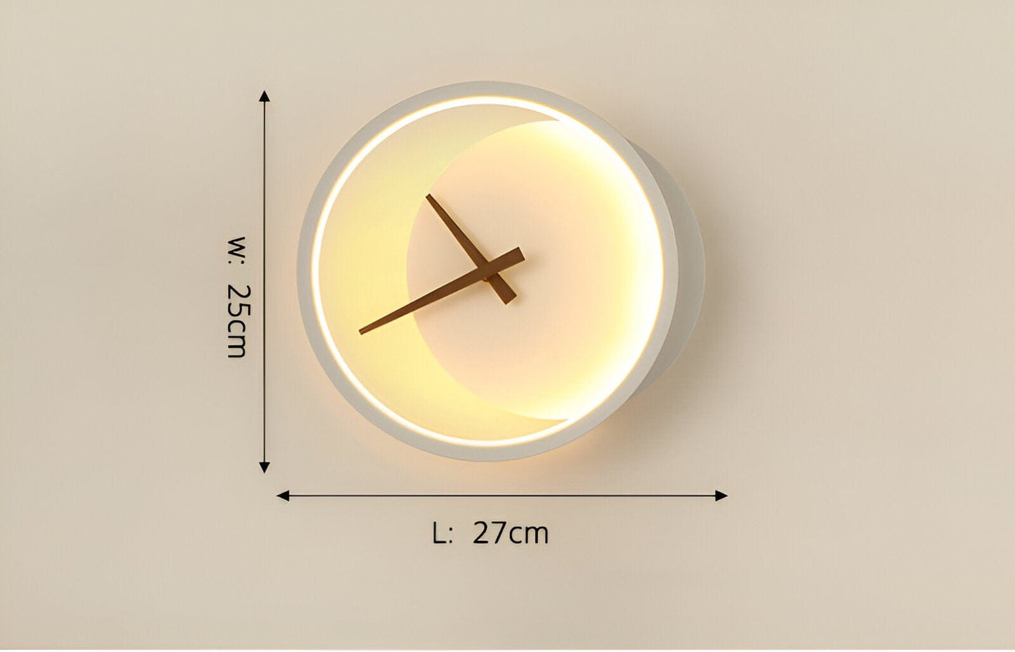 Contemporary Wall Clock Lights