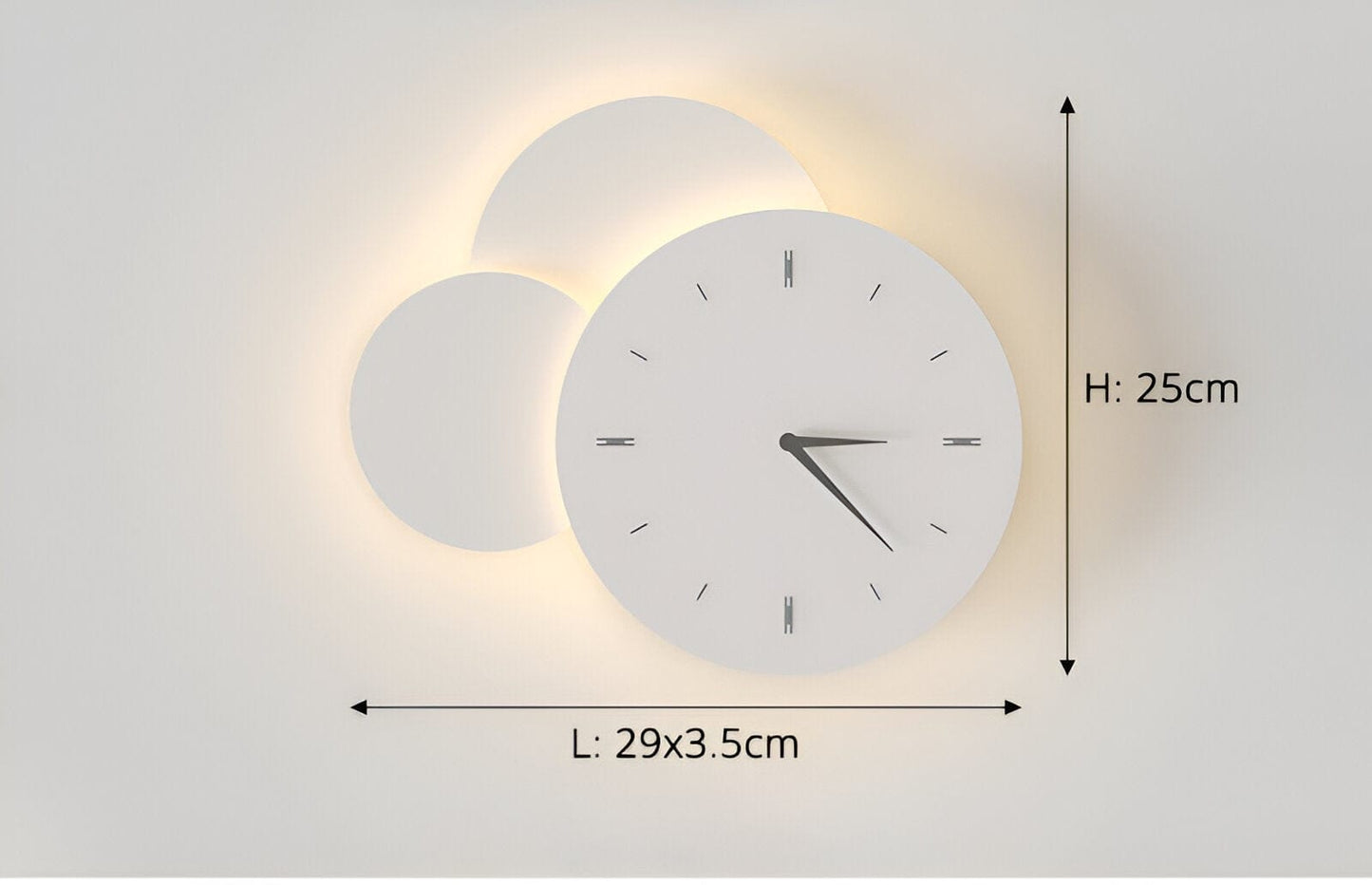 Contemporary Wall Clock Lights