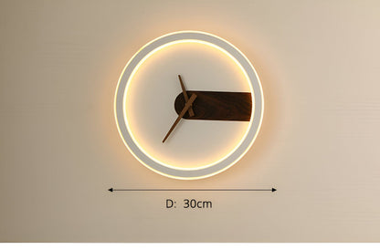 Contemporary Wall Clock Lights