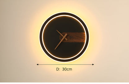 Contemporary Wall Clock Lights